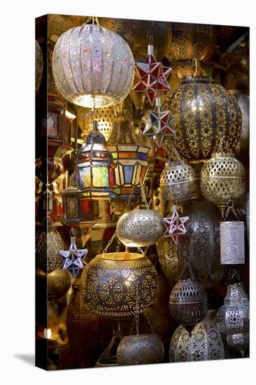 Lanterns for Sale in the Souk, Marrakesh, Morocco, North Africa, Africa-Simon Montgomery-Premier Image Canvas