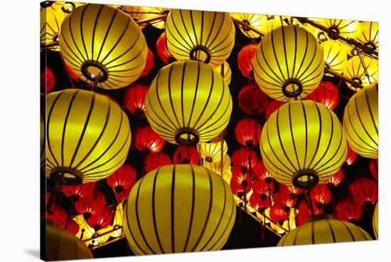 Lanterns, Hoi An, Vietnam-David Wall-Premier Image Canvas