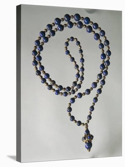 Lapis Lazuli Waist Necklace with Gold and Silver Elements-Mario Buccellati-Premier Image Canvas