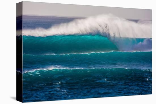Large breaking wave, West Oahu, Hawaii-Mark A Johnson-Premier Image Canvas