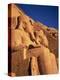 Large Carved Seated Statues of the Pharaoh, Temple of Rameses II, Nubia, Egypt-Sylvain Grandadam-Premier Image Canvas