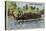 Large Central African War Canoe-null-Premier Image Canvas