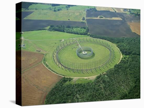 Large Circular Aerial at Raf Chicksands, Bedfordshire, England, UK-Robert Francis-Premier Image Canvas