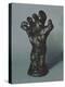 Large Clenched Hand, 1885 (Bronze & Green Patina) (See also 405999)-Auguste Rodin-Premier Image Canvas