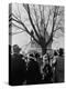 Large Crowd of Spectators Enjoying the Celebrations, During the Inauguration of Harry S. Truman-George Skadding-Premier Image Canvas