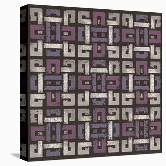 Large Knotted Weave - Plum-Susan Clickner-Stretched Canvas