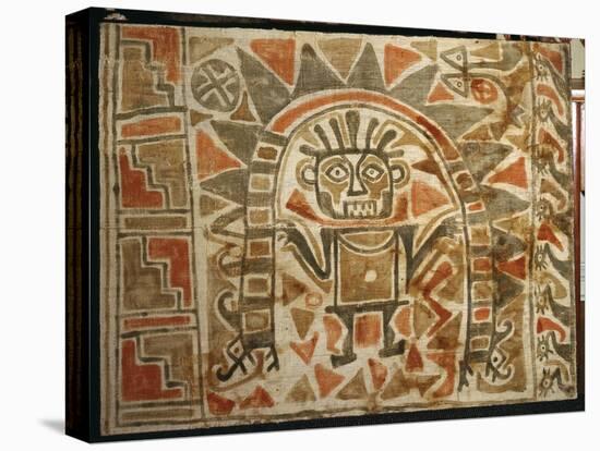 Large painted textile temple hanging, Chimu culture, Peru, 1000-1470-Werner Forman-Premier Image Canvas