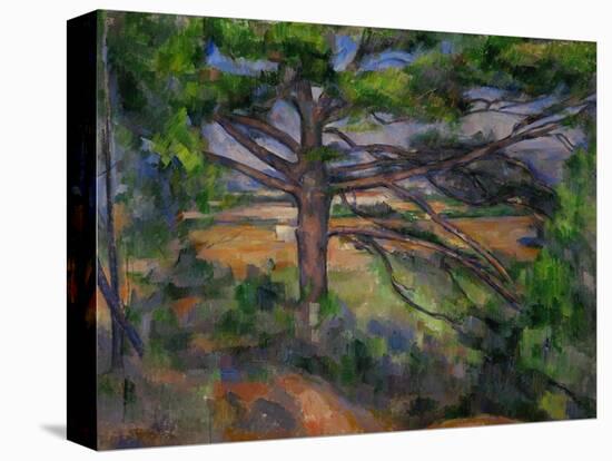 Large Pine Tree and Red Earth, 1890-1895-Paul Cézanne-Premier Image Canvas