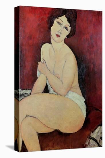 Large Seated Nude-Amedeo Modigliani-Premier Image Canvas