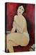 Large Seated Nude-Amedeo Modigliani-Premier Image Canvas