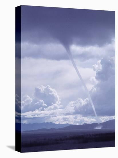 Large White Fluffy Clouds and Funnel Cloud During Tornado in Andean Highlands, Bolivia-Bill Ray-Premier Image Canvas