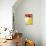 Large White, Yellow and Red Abstract-Real Callahan-Stretched Canvas displayed on a wall