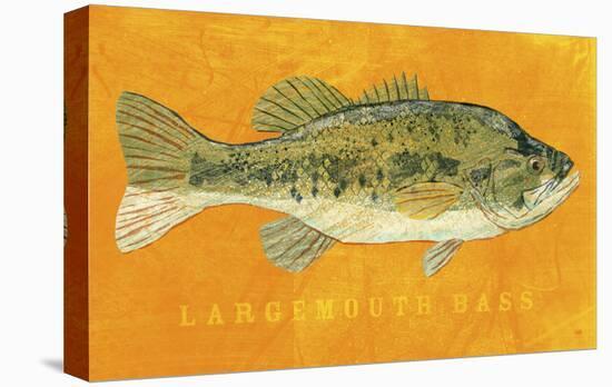 Largemouth Bass-John Golden-Stretched Canvas