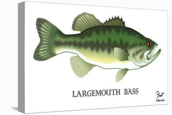 Largemouth Bass-Mark Frost-Premier Image Canvas
