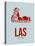 Las  Las Vegas Poster 3-NaxArt-Stretched Canvas