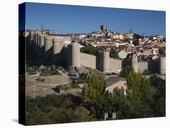 Las Murallas, Avila, Spain-Walter Bibikow-Premier Image Canvas