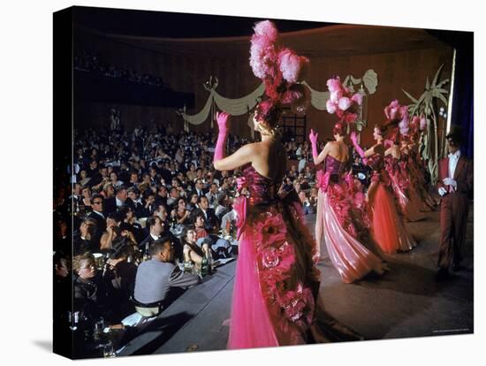 Las Vegas Chorus Showgirls Performing at the Dunes Nightclub-Loomis Dean-Premier Image Canvas