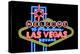 Las Vegas, Nevada - Neon Lights Welcome Sign-Lantern Press-Stretched Canvas