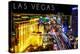 Las Vegas, Nevada - the Strip at Night-Lantern Press-Stretched Canvas