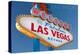 Las Vegas, Nevada - Welcome Sign-Lantern Press-Stretched Canvas