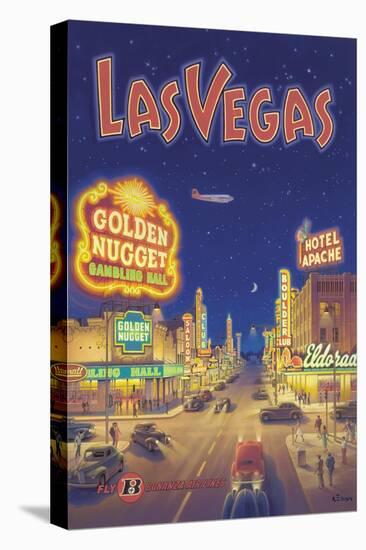 Las Vegas, Nevada-Kerne Erickson-Stretched Canvas