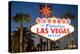 Las Vegas Sign at Night, Nevada, United States of America, North America-Ben Pipe-Premier Image Canvas