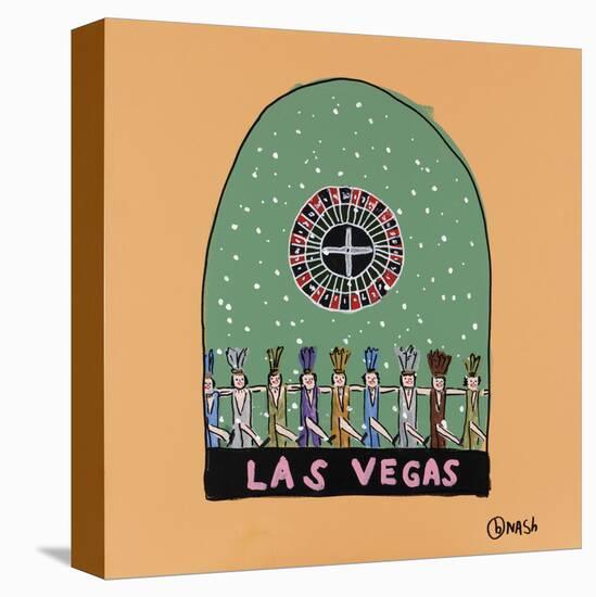 Las Vegas Snow Globe-Brian Nash-Stretched Canvas