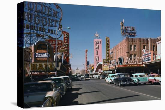 Las Vegas Street Scene-Philip Gendreau-Premier Image Canvas