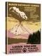 Lassen Volcanic National Park, ca. 1938-Ranger Naturalist Service-Stretched Canvas