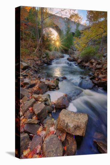 Last Glimpse of Sun Under a Carriage Bridge-Vincent James-Premier Image Canvas