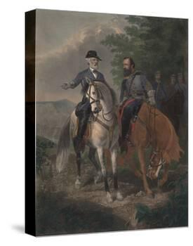 Last Meeting Between Generals Lee and Jackson, 1872-Everett D. B. Julio-Premier Image Canvas