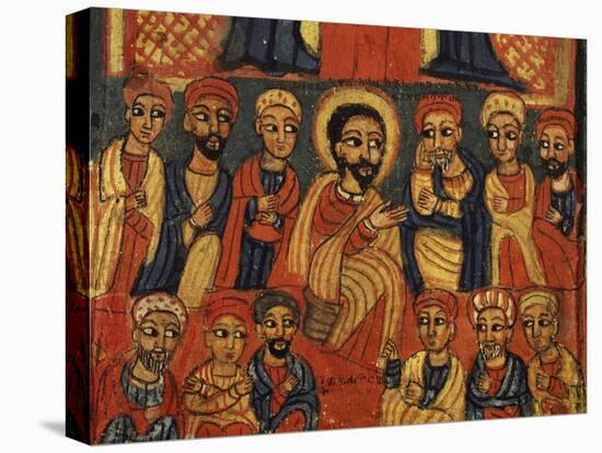 Last Supper, Detail from Triptych. Ethiopia, 18th-19th Century-null-Premier Image Canvas