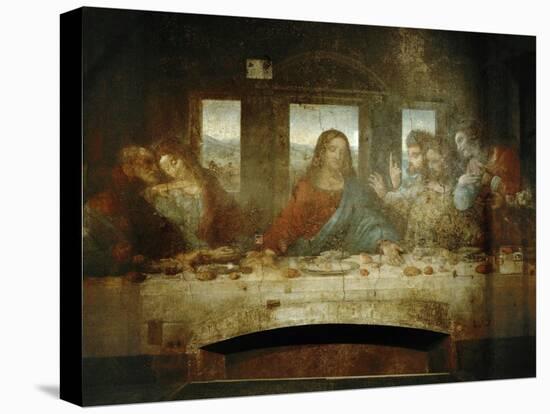 Last Supper, Detail of Christ with Apostles, 1498-Leonardo da Vinci-Premier Image Canvas