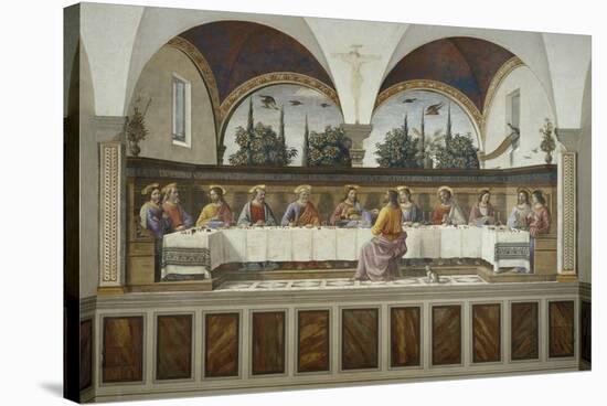 Last Supper-Domenico Ghirlandaio-Stretched Canvas