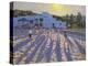 Late Afternoon Football, Ornos, Mykonos-Andrew Macara-Premier Image Canvas