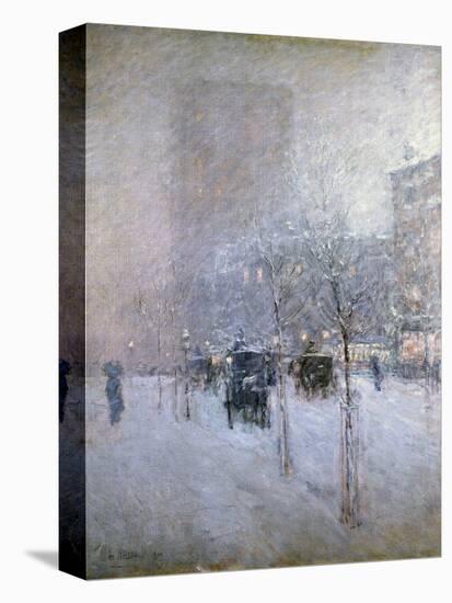 Late Afternoon, New York, Winter, 1900-Childe Hassam-Premier Image Canvas