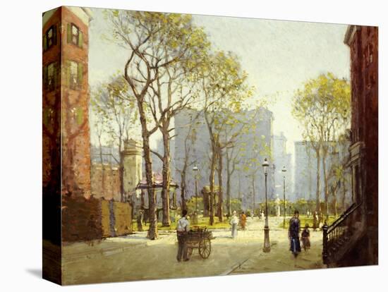 Late Afternoon, Washington Square-Paul Cornoyer-Premier Image Canvas