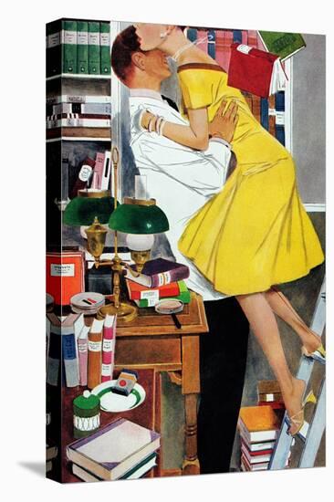 Late in Love - Saturday Evening Post "Leading Ladies", November 22, 1958 pg.30-Fritz Willis-Premier Image Canvas