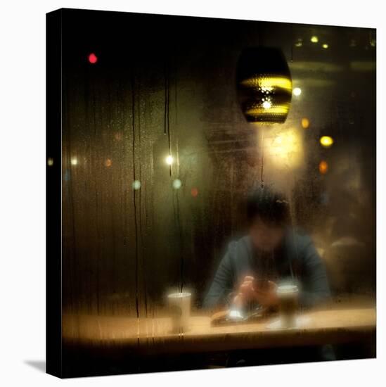 Late Night Coffee and Steamy Windows-Sharon Wish-Premier Image Canvas