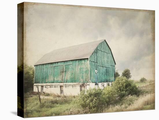 Late Summer Barn I Crop Vintage-Elizabeth Urquhart-Stretched Canvas