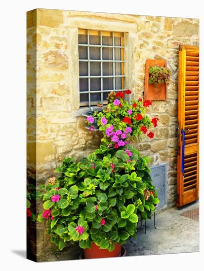 Late Summer in the Tuscan Village of Volpaia, Tuscany, Italy-Richard Duval-Premier Image Canvas