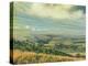 Late Summer on the Downs at Poynings, 1995-Margaret Hartnett-Premier Image Canvas