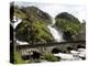 Latefossen Waterfall Near Odda, Hordaland, Norway, Scandinavia, Europe-Hans Peter Merten-Premier Image Canvas