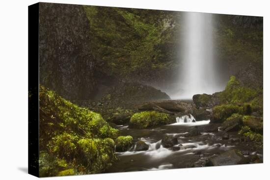 Latourell Falls and Creek, Guy S. Talbot Sp, Columbia Gorge, Oregon-Michel Hersen-Premier Image Canvas