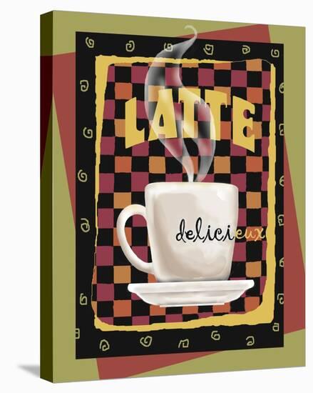 Latte Delicieux-Betty Whiteaker-Stretched Canvas