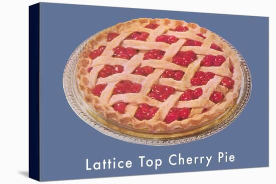 Lattice Top Cherry Pie-null-Stretched Canvas