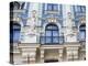 Latvia, Riga, Art Nouveau District, Strelnieku Iela Street, Stockholm School of Economics-Walter Bibikow-Premier Image Canvas