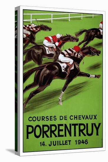 Laubi Hugo Courses Chevaux Porrentruy Year 1946-Vintage Lavoie-Premier Image Canvas