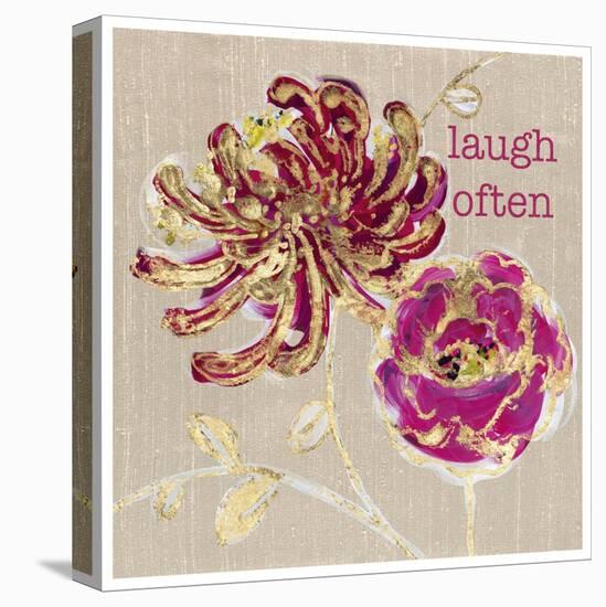 Laugh Often-Bella Dos Santos-Stretched Canvas