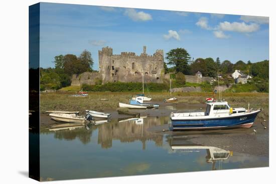 Laugharne Castle, Carmarthenshire, Wales, United Kingdom, Europe-Billy Stock-Premier Image Canvas